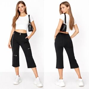 Compagnia Italiana Black Side Zip Jeans